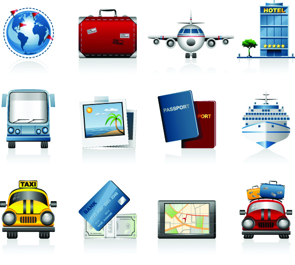 travel travel icon vector