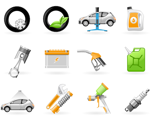 vehicle maintenance icon vector