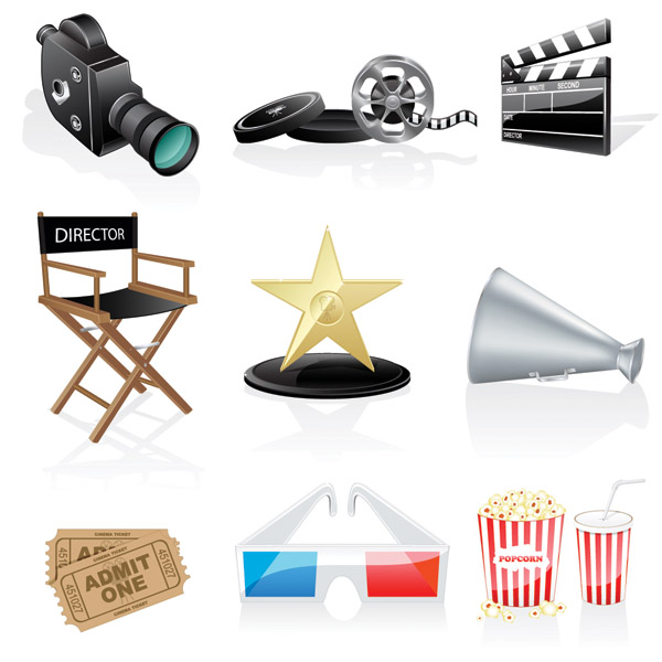 movie icon vector 2