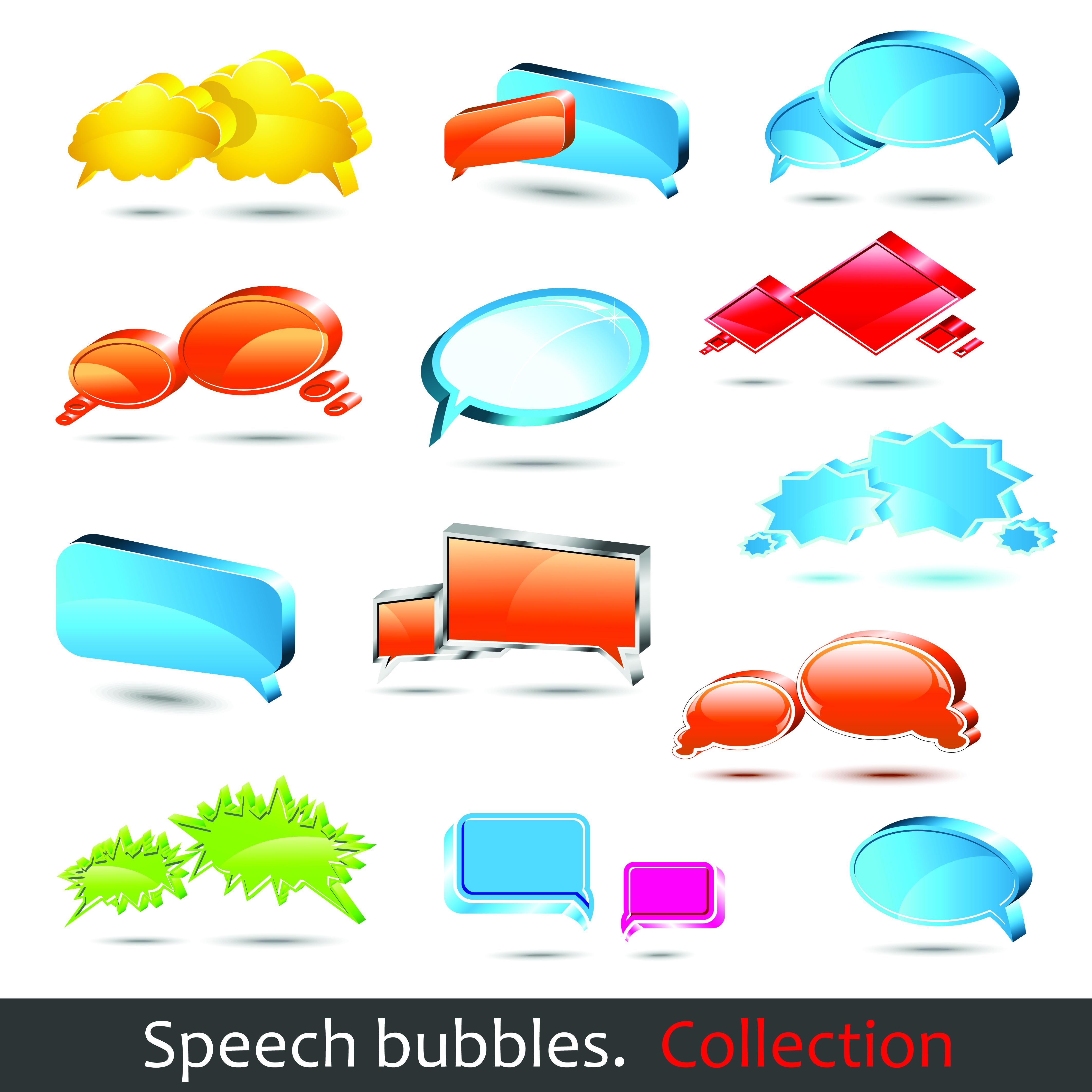 dialogue bubble logo vector