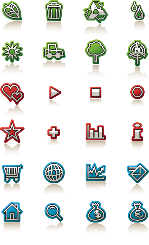 simple decorative icon vector