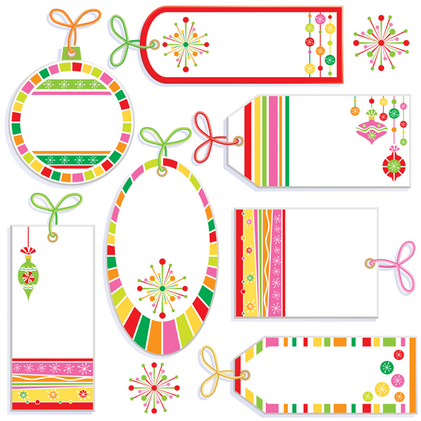 cute label tag vector