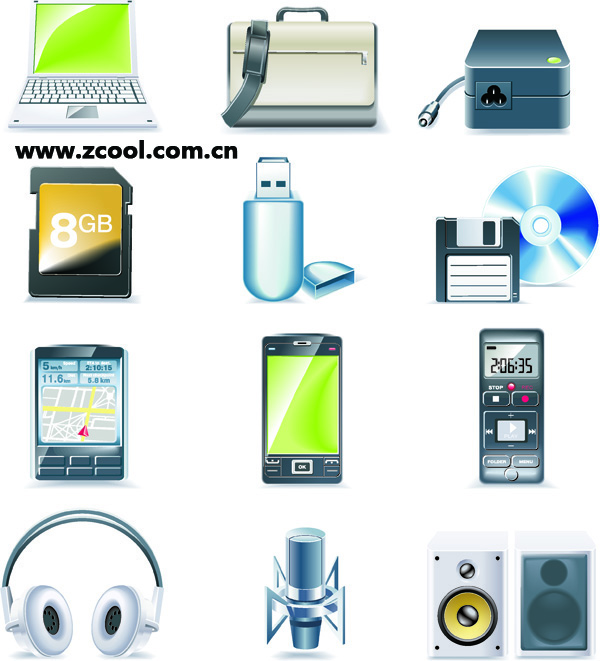 digital equipment icon vector