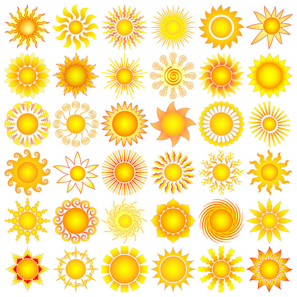 the sun vector graphics icon