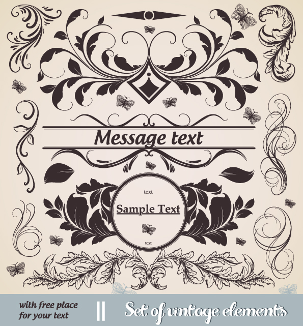 european classic lace pattern 02 vector