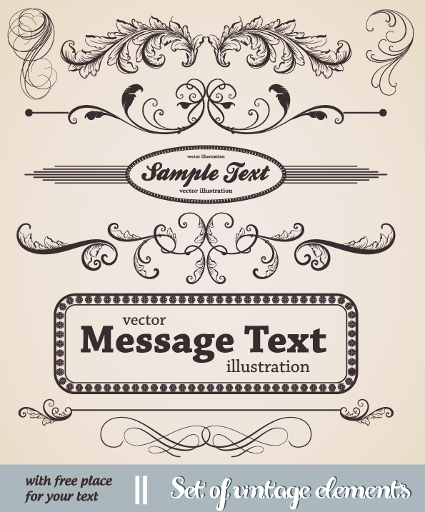 european classic lace pattern 04 vector