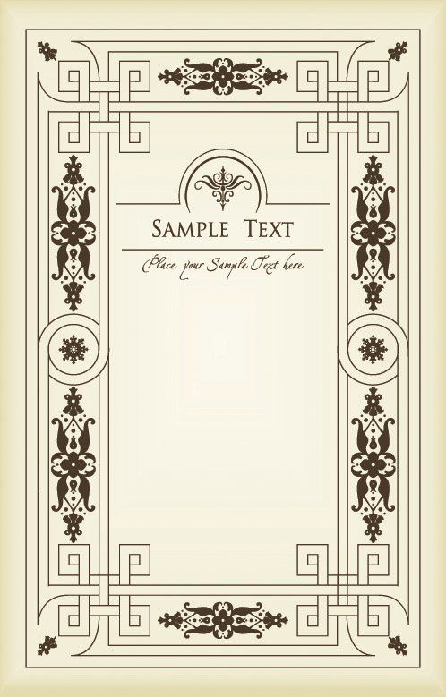 european classic lace vector