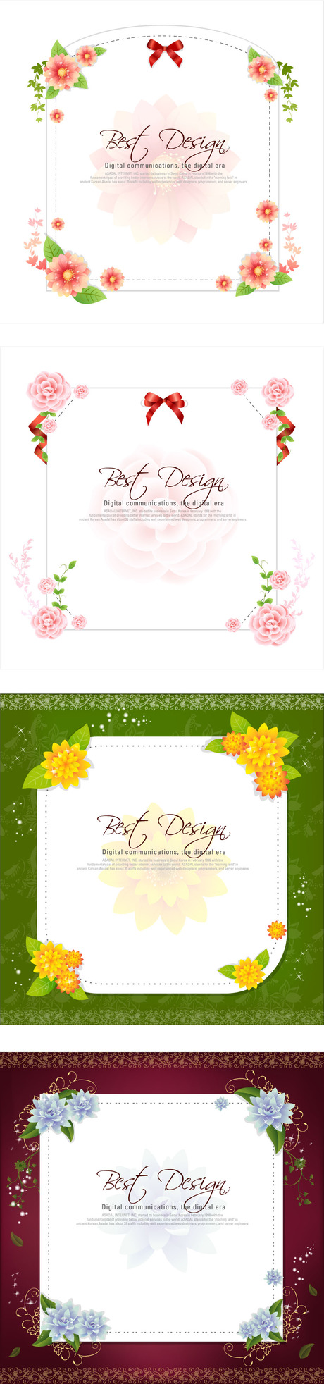 paper flowers bow vector