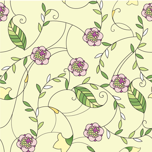 handpainted pattern vector fashion