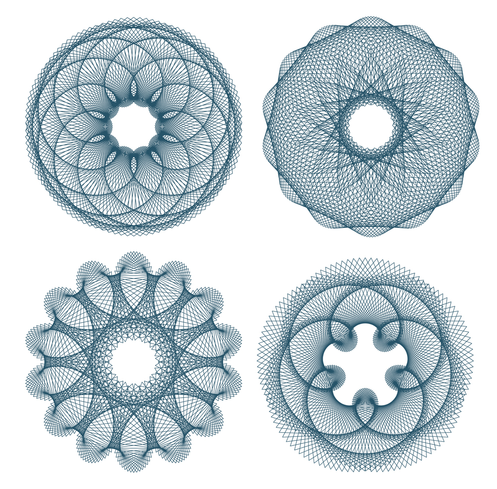 fine anticounterfeit pattern 02 vector