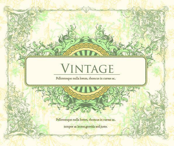 european gorgeous retro pattern vector 2