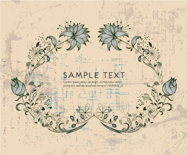 fine pattern border 03 vector