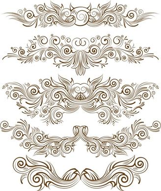 draft fine line pattern vector