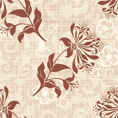 retro pattern background vector 1