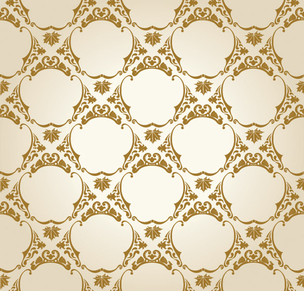 european gorgeous shading pattern vector 4