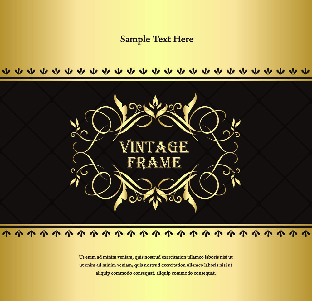 classic european pattern background 02 vector