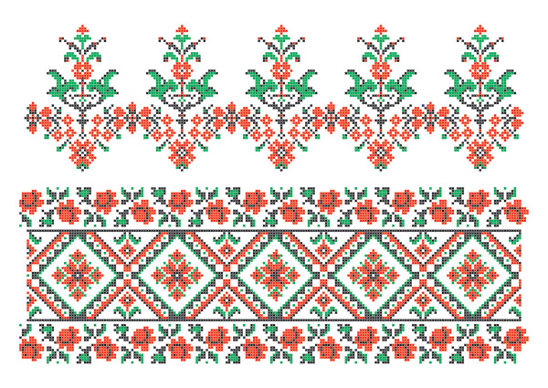 1 pixel pattern vector