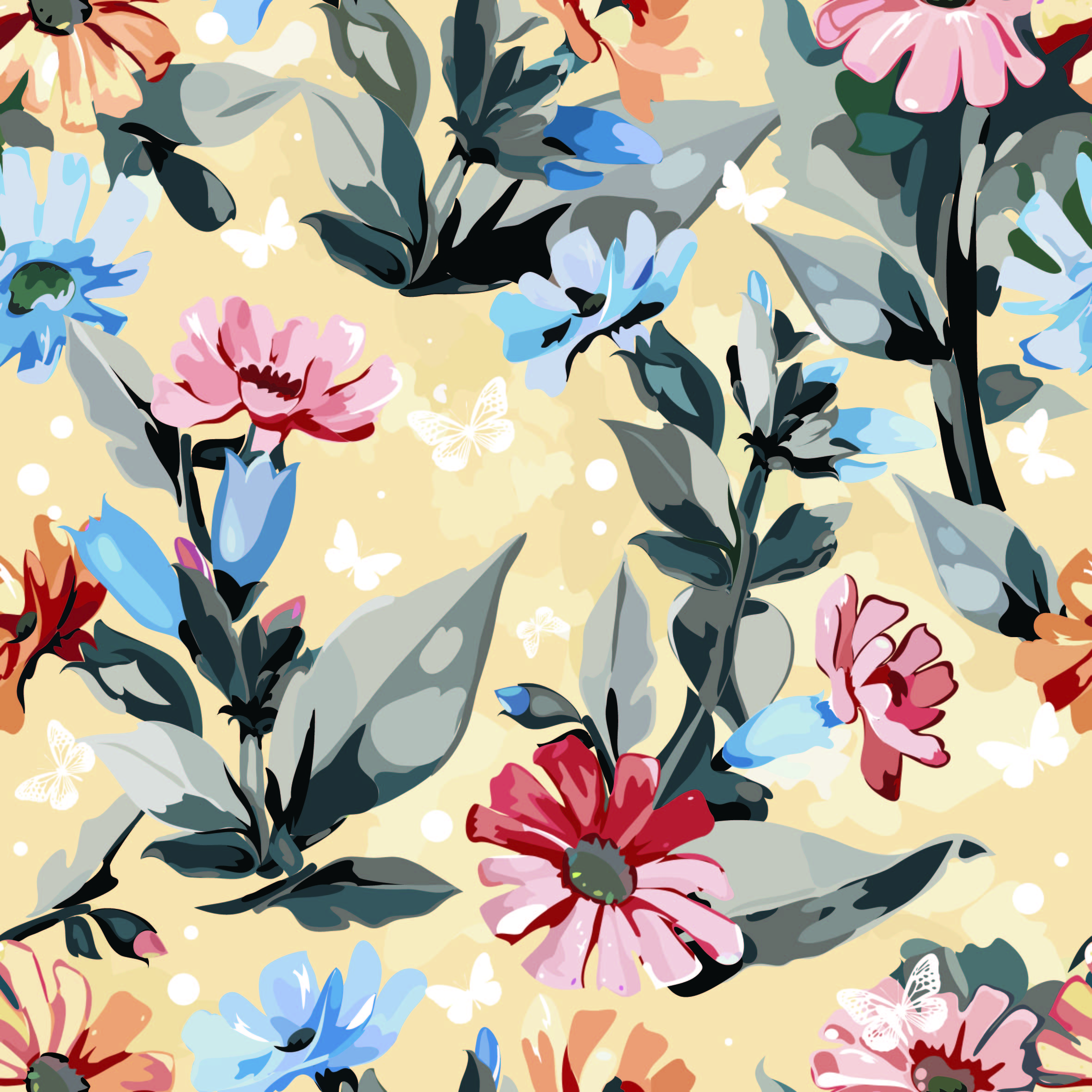 beautiful pattern background 02 vector