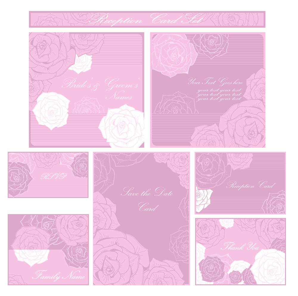 beautiful pattern card 04 vector