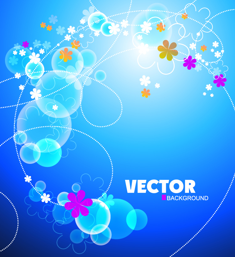 gorgeous flowers shading 01 vector