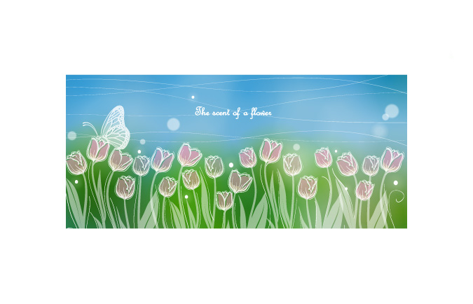 color soft floral background vector 2 9p