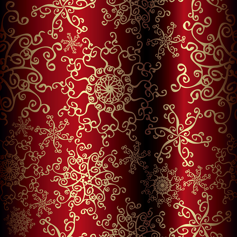 beautiful christmas pattern vector