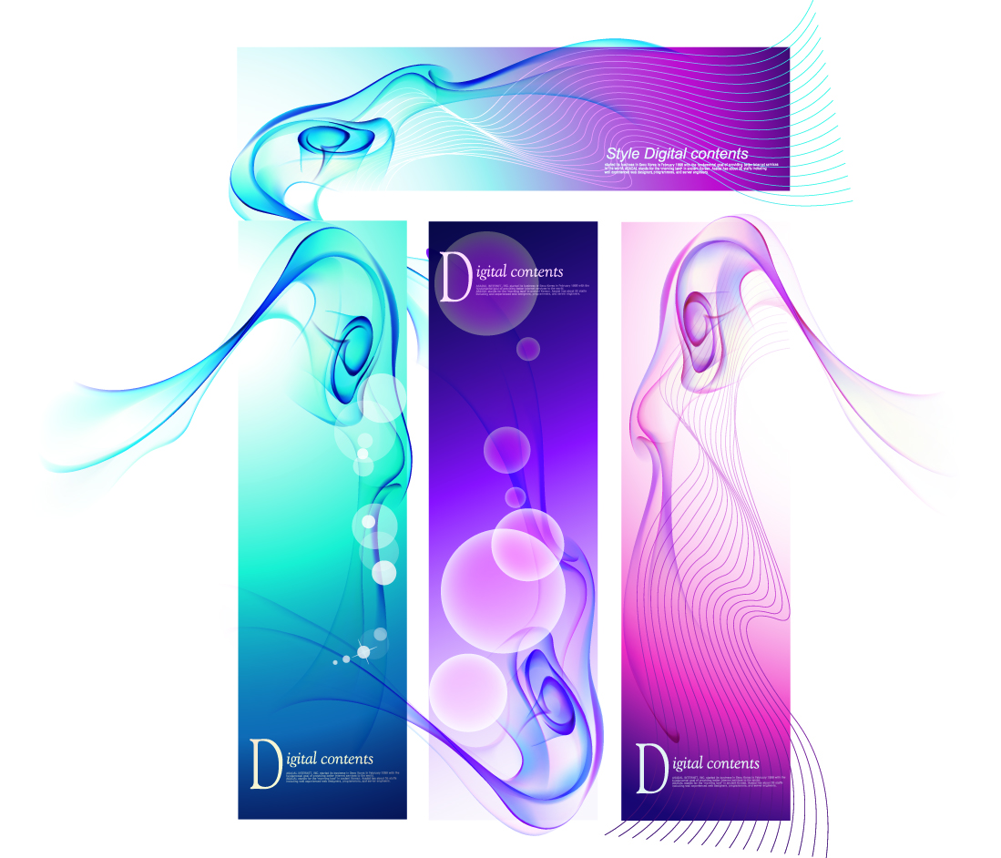 phantom stunning background vector 3 flow line