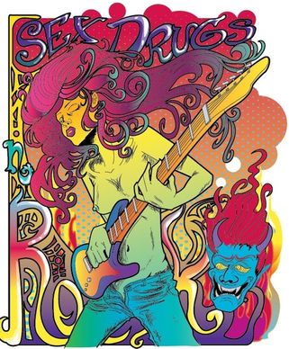 vector fantasy rock star posters