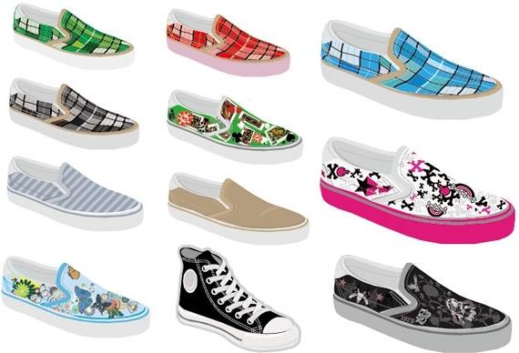 vector canvas shoes original