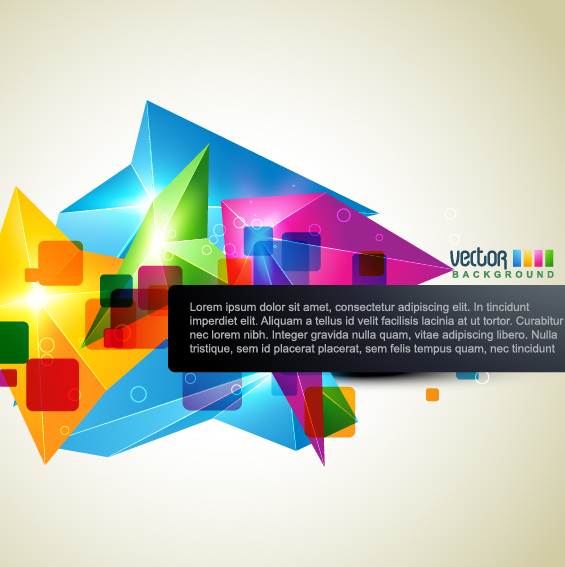 brilliant dynamic design background template vector 3