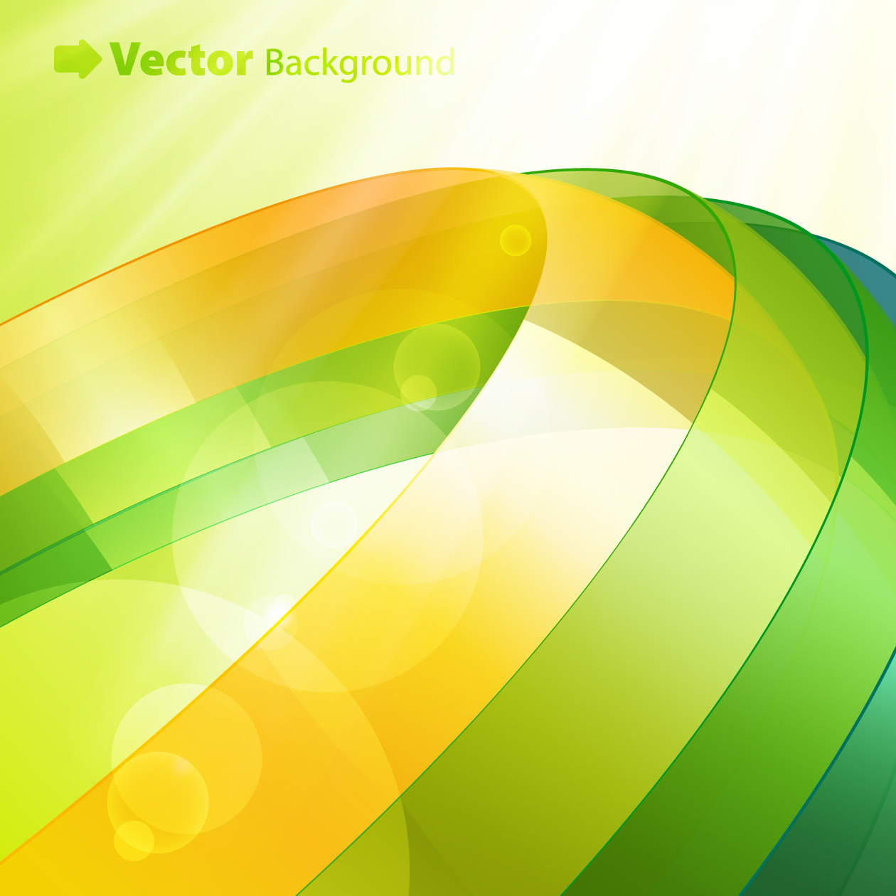 colorful ribbons vector background 4