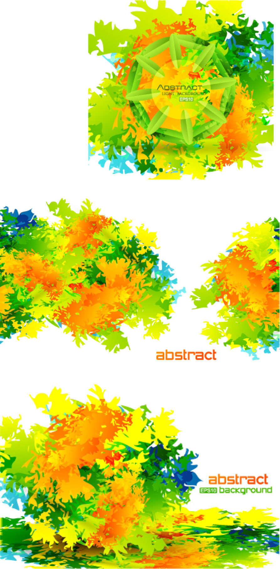 vector abstract background texture leaves