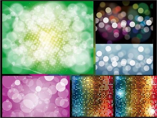 bling bling shiny dissolved figure vector background