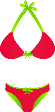 summer bikini models 48 vector