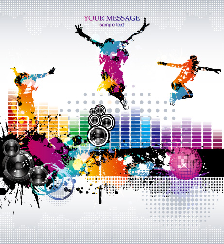 music theme vector the trend