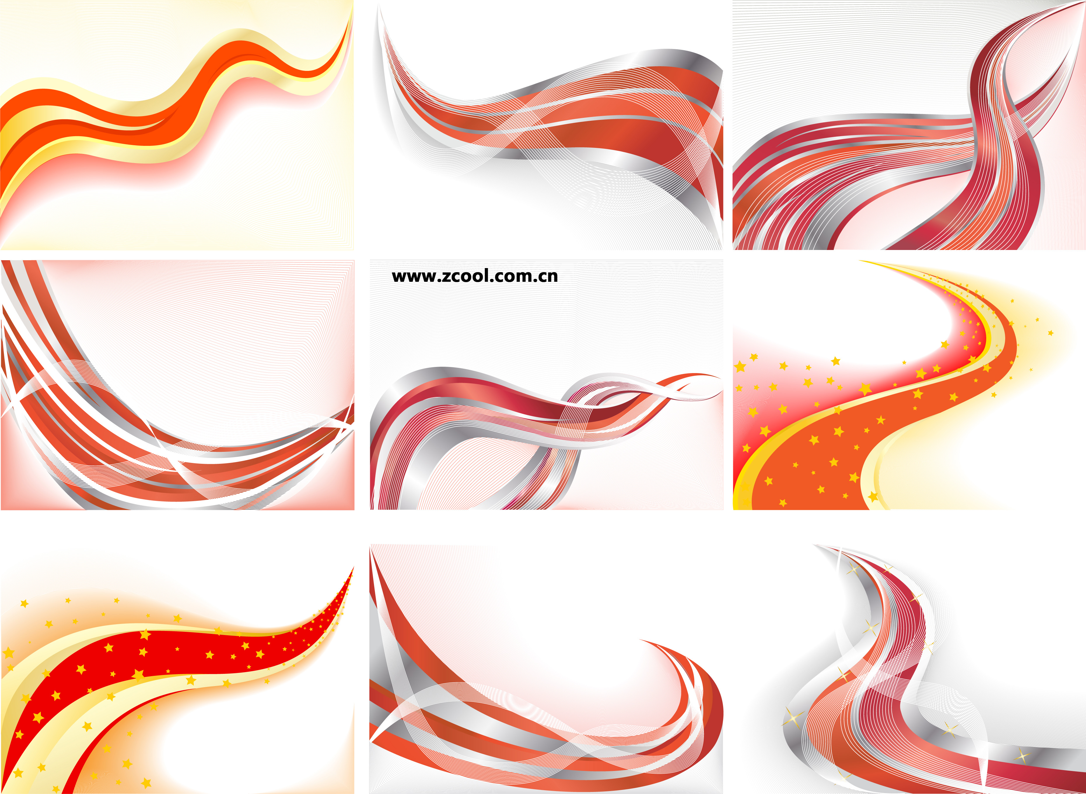 cool dynamic lines of the background vector