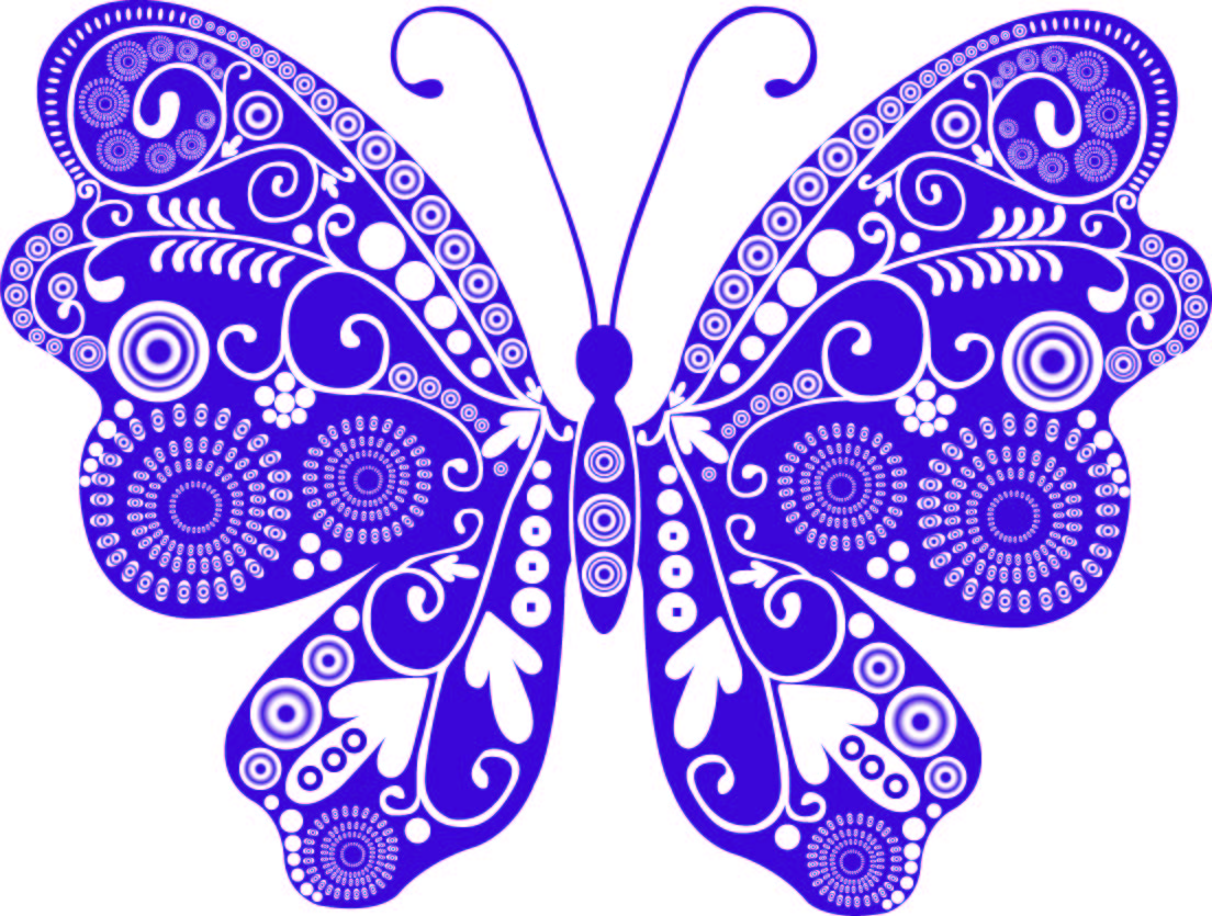 beautiful butterflies vector