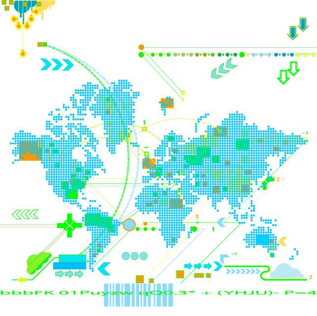 trend map vector