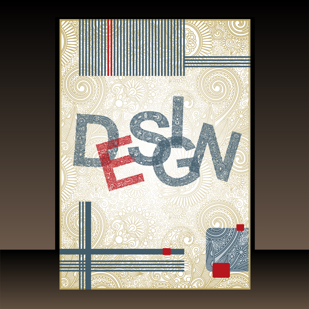 classic book cover design 03 vector