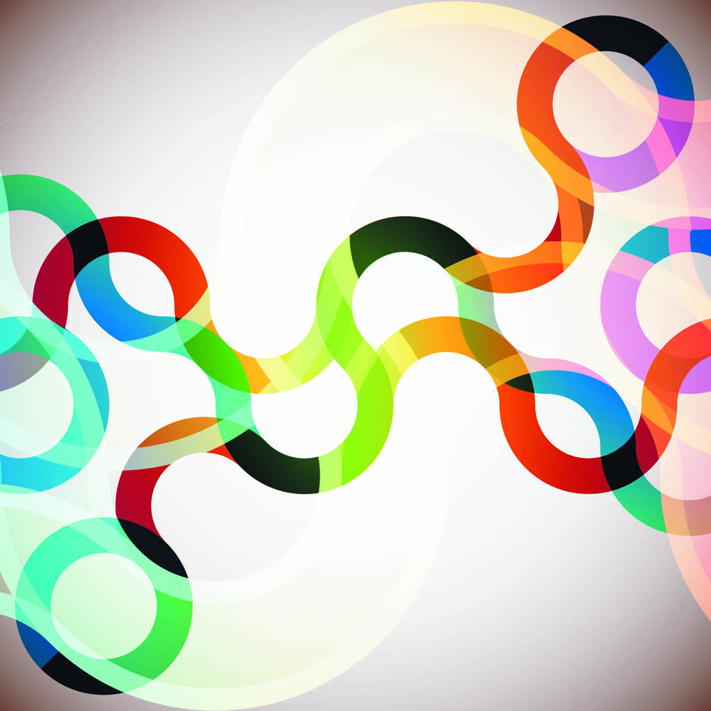 color ring 04 vector