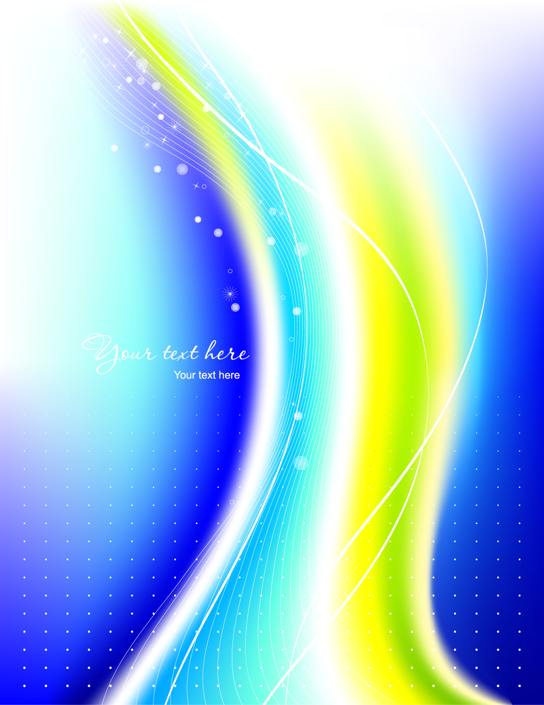 beautiful rainbow symphony 03 vector