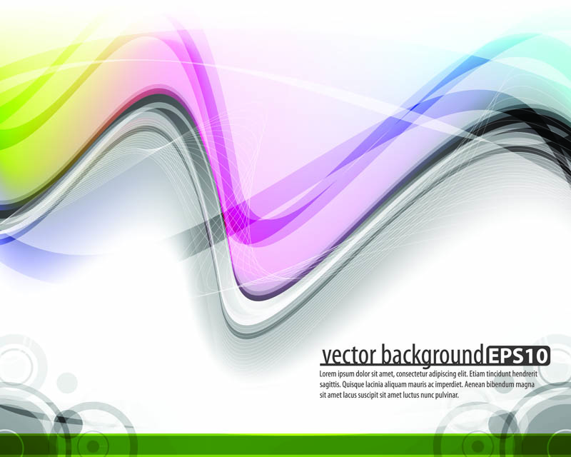 the trend of dynamic flow line gorgeous 01 vector