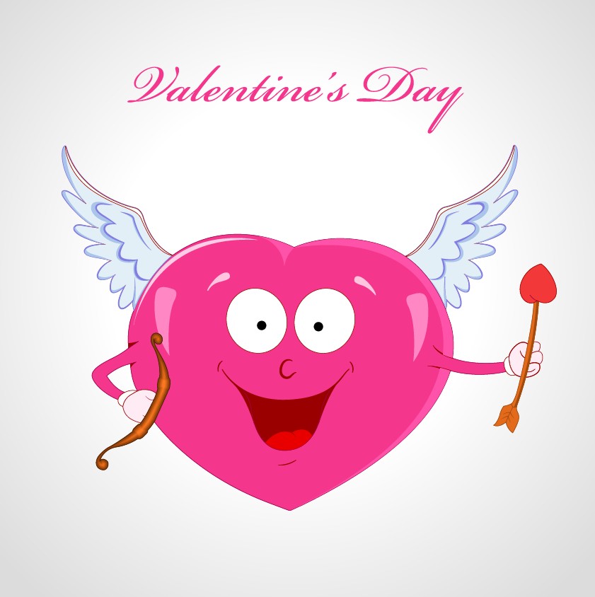 cartoon love theme 02 vector