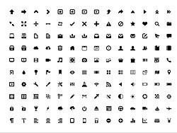 the exquisite icons vector