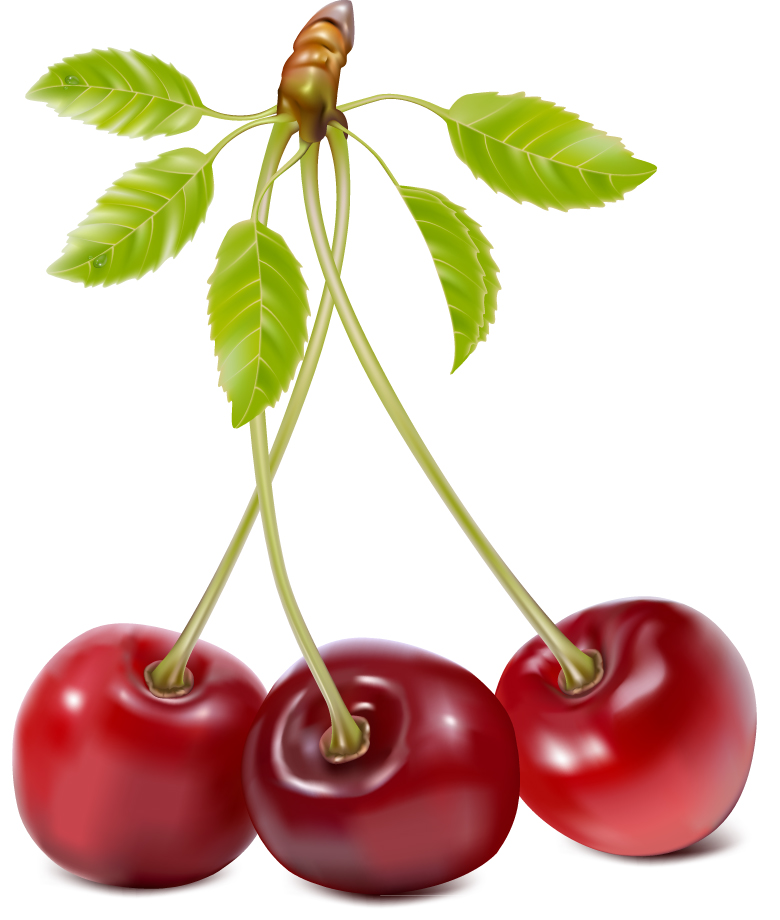 cherry background shiny colored modern realistic design