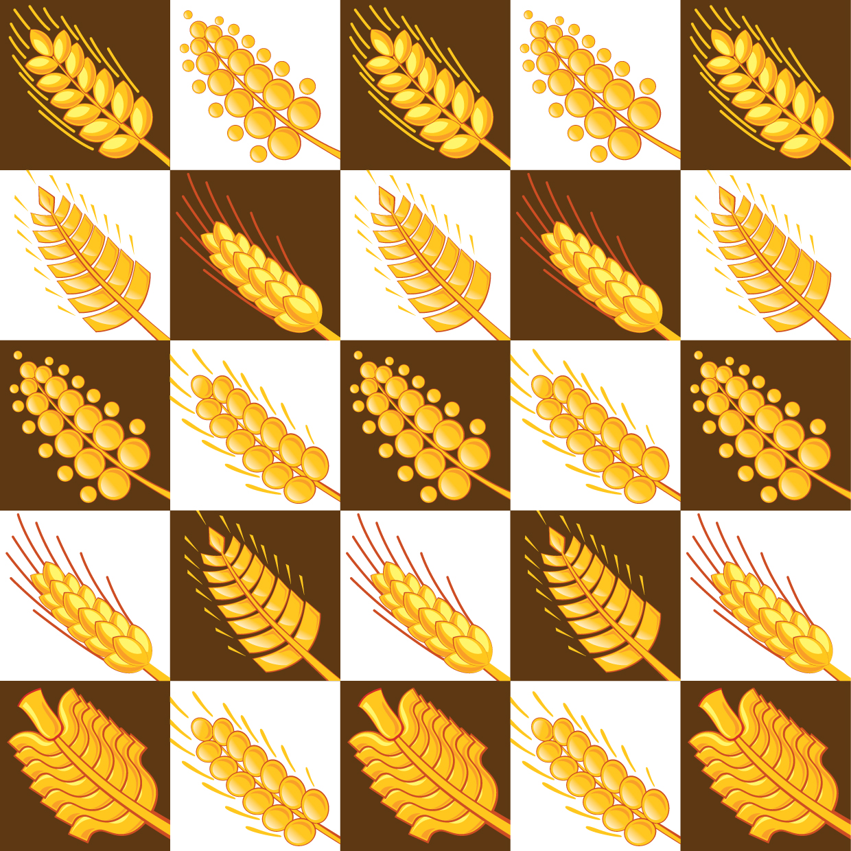 wheat pattern template shiny flat repeating squared layout