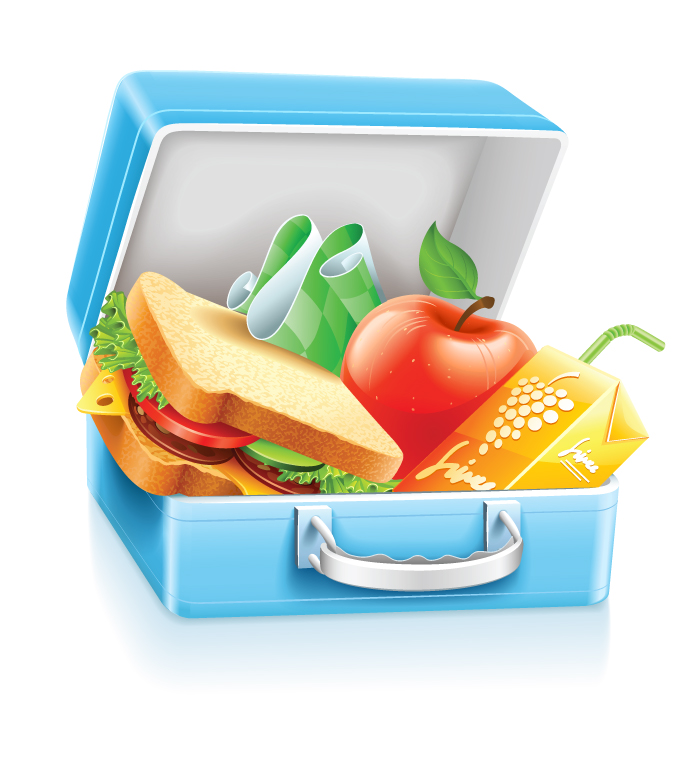 fast food icon realistic colorful 3d sketch