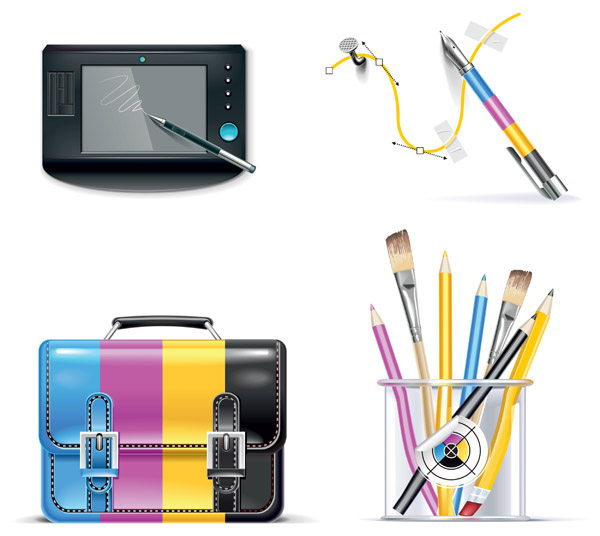 personal tools icons colorful modern design