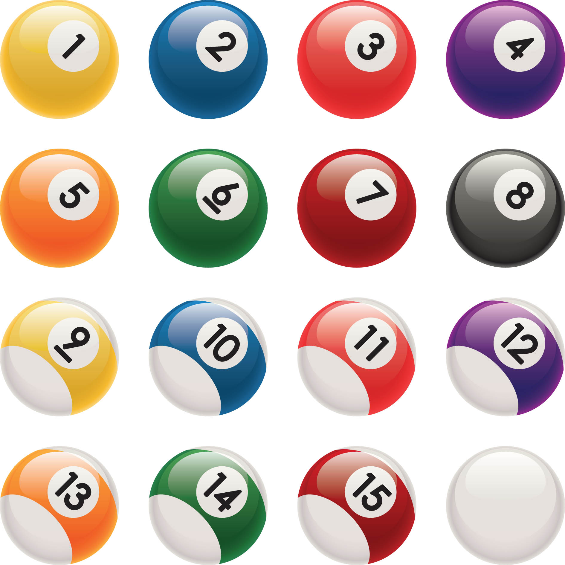 billiards vector