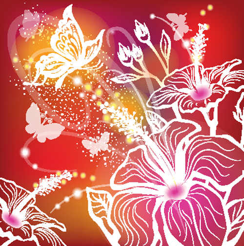 gorgeous pattern background 02 vector